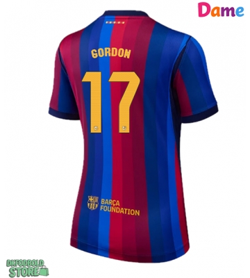 Barcelona Anthony Gordon #17 Replika Hjemmebanetrøje Dame 2026-27 Kortærmet
